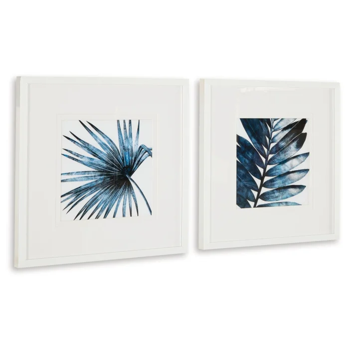 Breelen Wall Art Set (Set of 2) – Blue