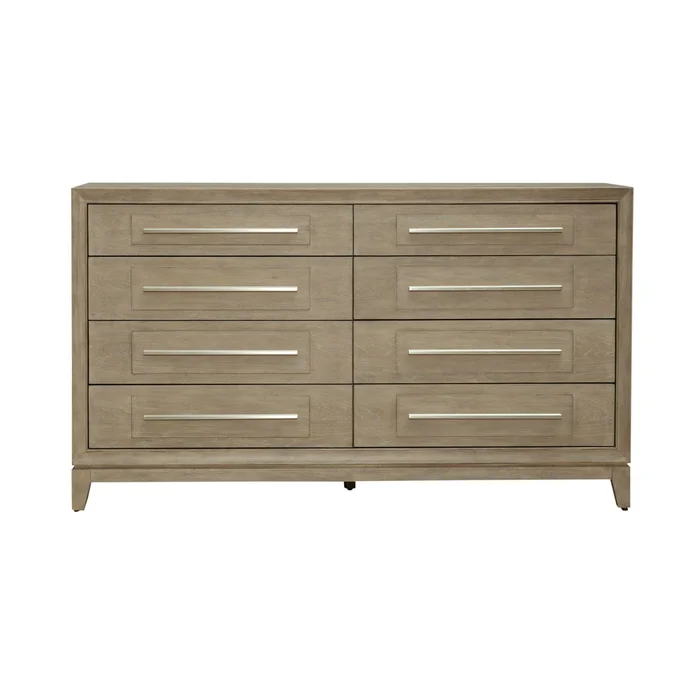 Brentwood – 8 Drawer Dresser – Sandstone