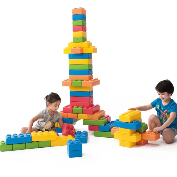 Brick Me Plastic Building Bricks – Set Of 45