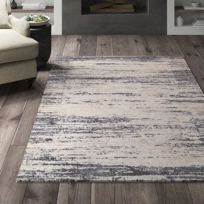 Bridgeton Abstract Gray/Khaki Area Rug ARUG104