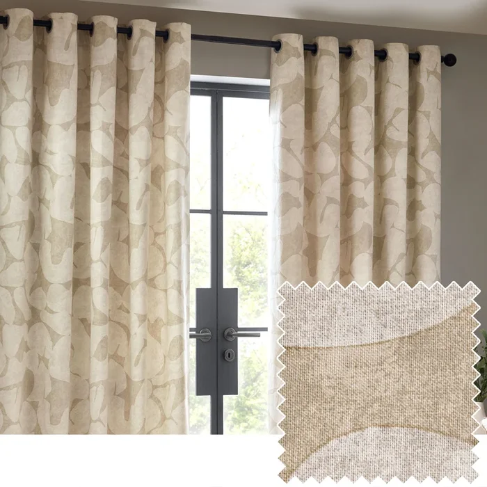 BRINN 168X229 EYELET CURTAINS NATURAL