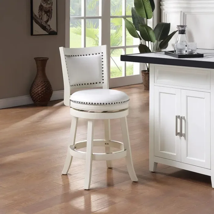 Bristol Swivel Counter Stool – Cream