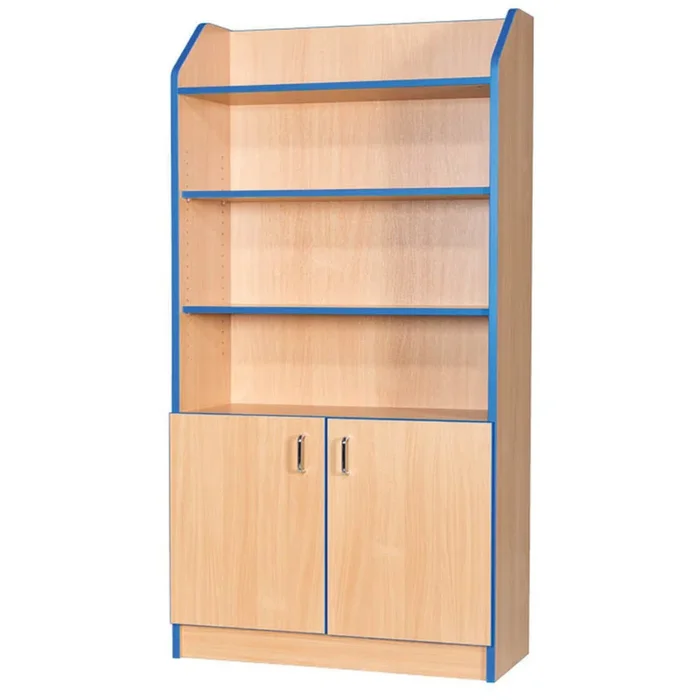 Brook Library Wooden Bookcase Cupboard