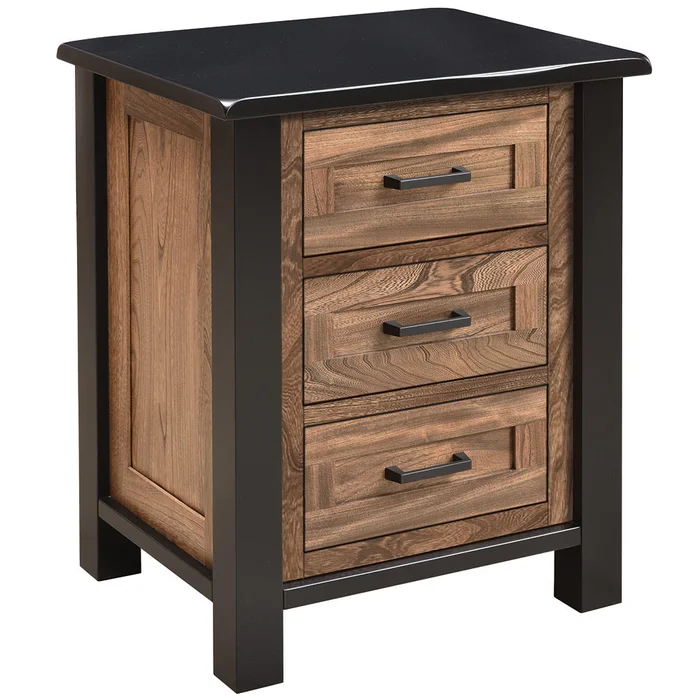 Brookstone 3 Drawer Amish Nightstand