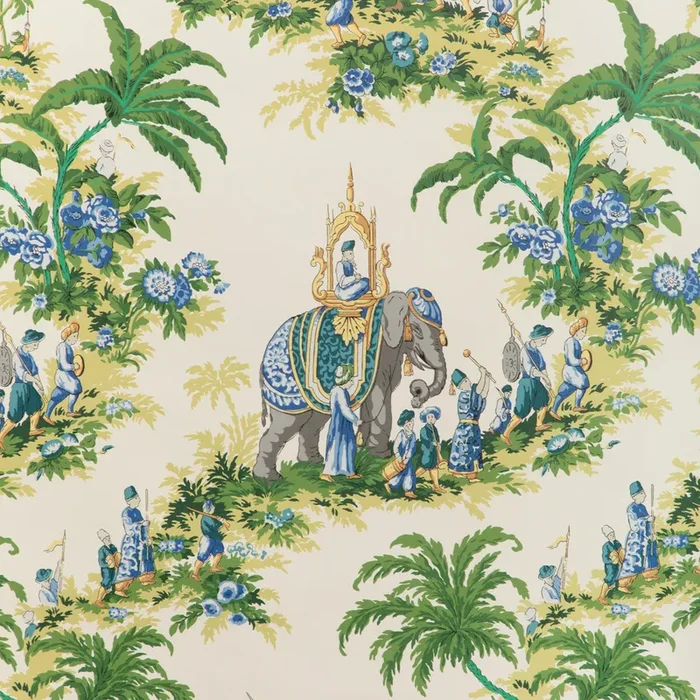 BRUNSCHWIG & FILS P8024103.315.0 BEAUPORT PROMENADE FOREST Wallpaper