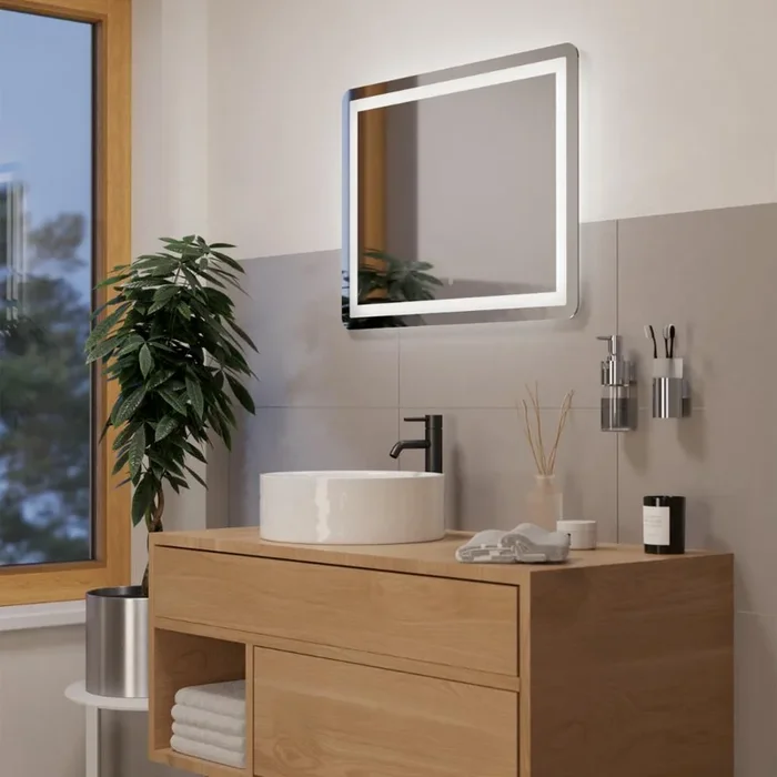 Buenavista Landscape LED Large Touch Bathroom Mirror