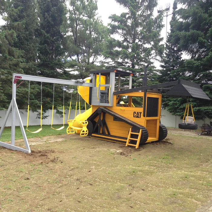 Bulldozer Amish Playset