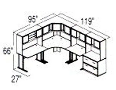 Bush Advantage Slate Design 30 – Plan For 8′ by 10′ Work Station