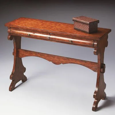 Butler Specialty Heritage Console Table – Heavily Distressed Gemelina