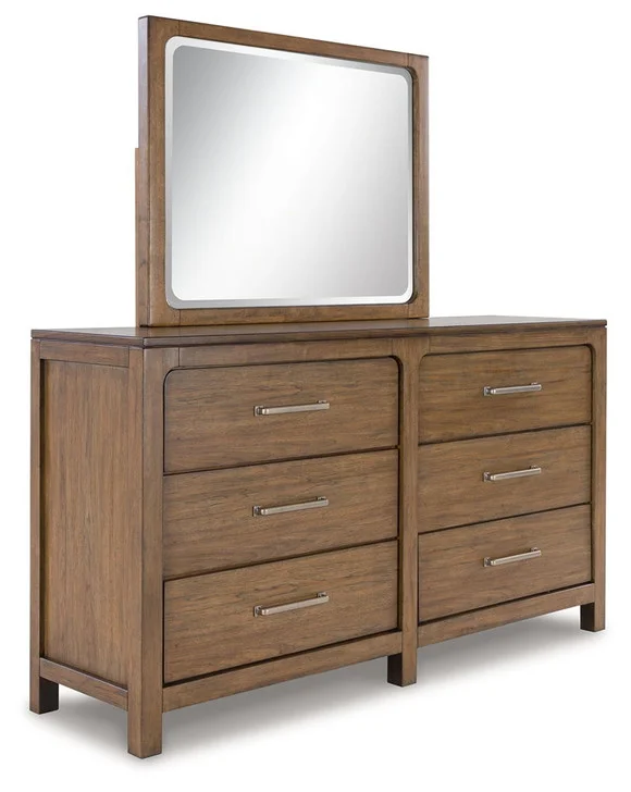 Cabalynn – Light Brown – Dresser And Mirror