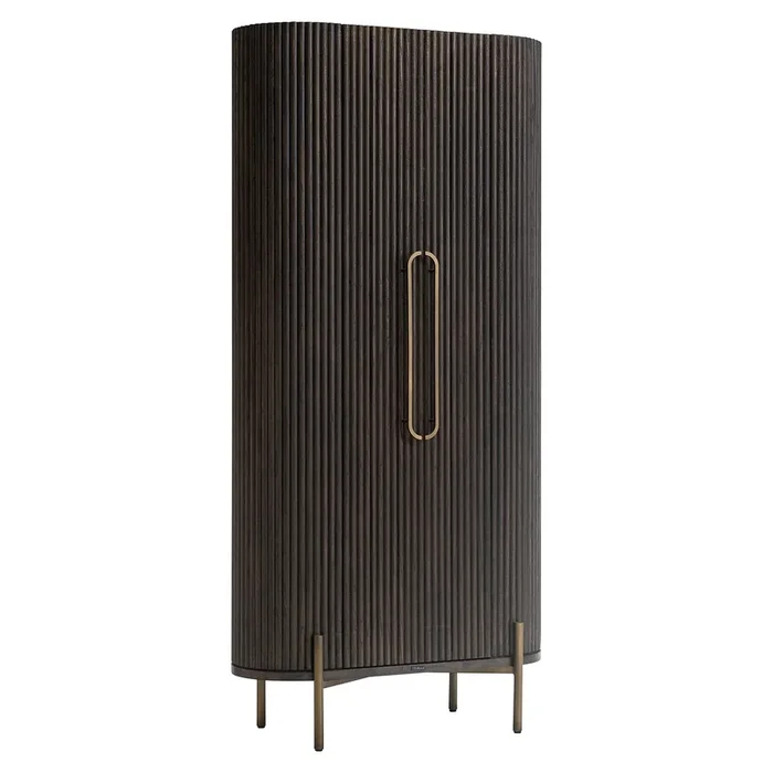Cabinet Luxor 1-door (Brown)- Richmond Interiors – Please message to discuss pricing & availability before purchase