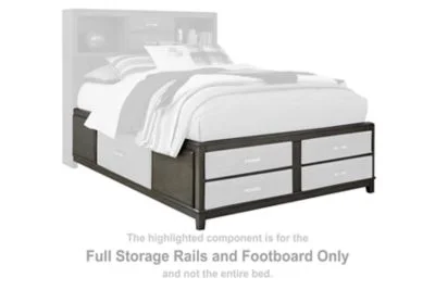 Caitbrook – Gray – Full Storage Rails and Ftbd
