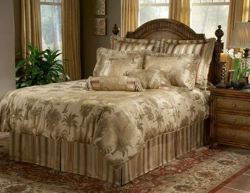 Cal King Size Comforter Set – 14-Piece Super Pack in Capri Pattern – 80EQ714CAP