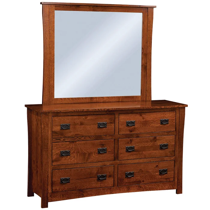 Calloway Amish Dresser with Mirror Option