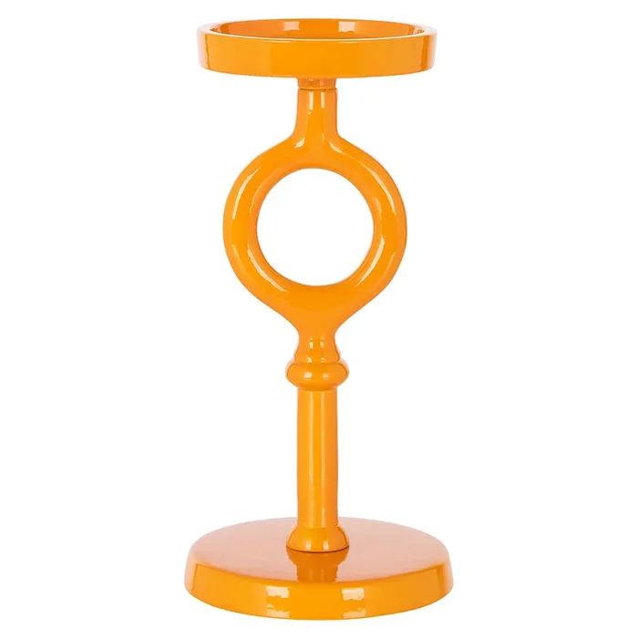 Candle holder Elina orange- Richmond Interiors – Please message to discuss pricing & availability before purchase