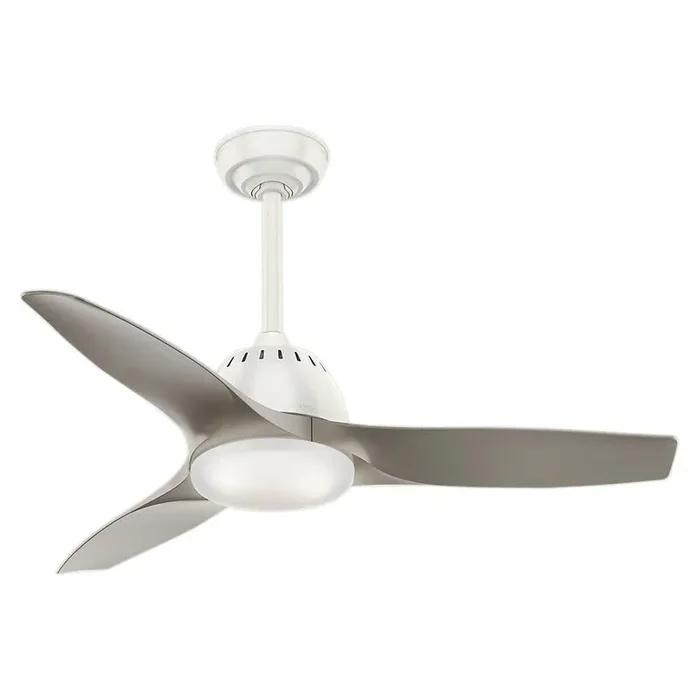 Casablanca 59151 Wisp 52″ 3 Blade LED Ceiling Fan Fresh White with Remote