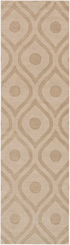 Central Park AWHP-4003 8ft Runner Handmade Wool Runner Rug