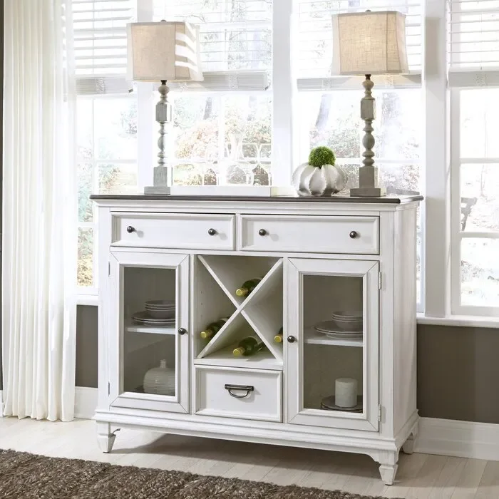 Charland Sideboard, Distressed White