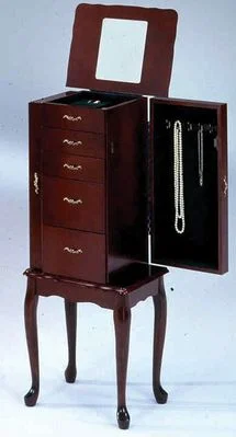 Cherry Jewelry Armoire – Bernards
