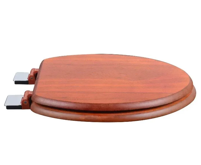 Cherry Wood Elongated Toilet Seat CG545