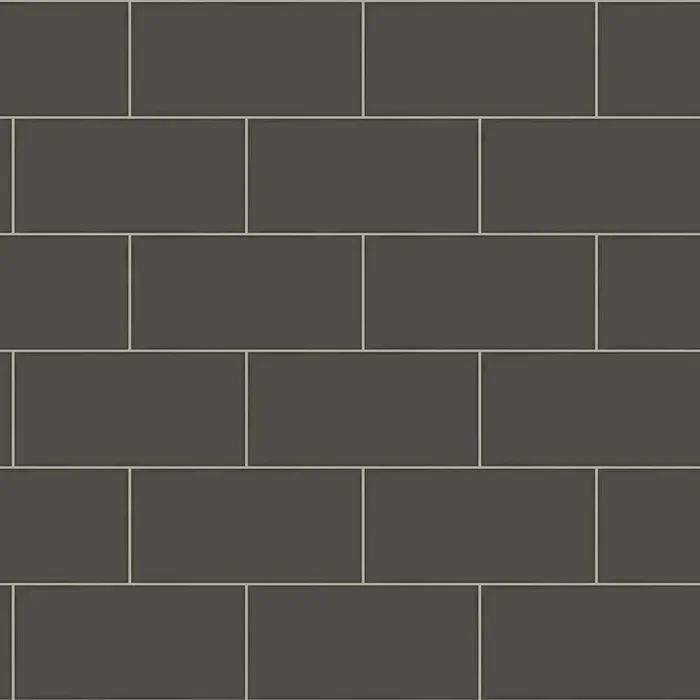Chesapeake 3115-12494 Freedom Black Subway Tile Wallpaper