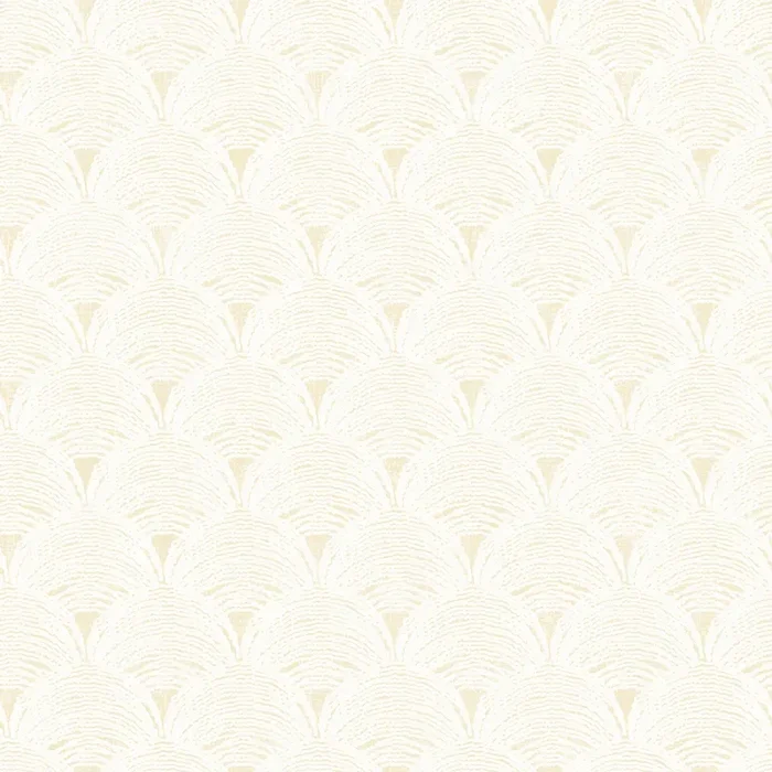 Chesapeake 3120-13653 Santiago Yellow Scalloped Wallpaper