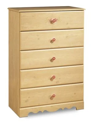 Chest – 5-Drawer Chest in Romantic Pine – South Shore Furniture – 3272035