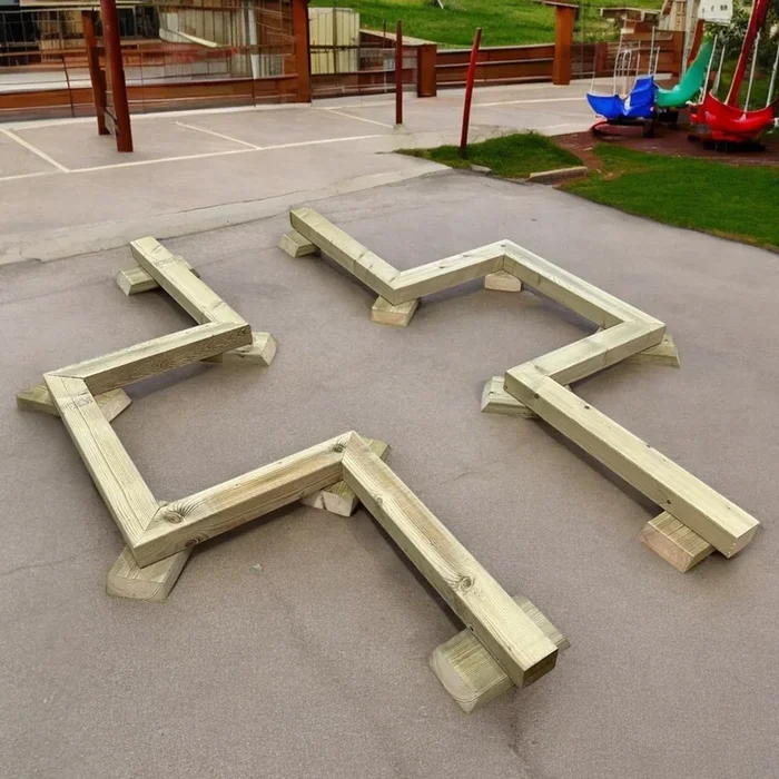 Childrens Single Challenge Balance Beam Set 2