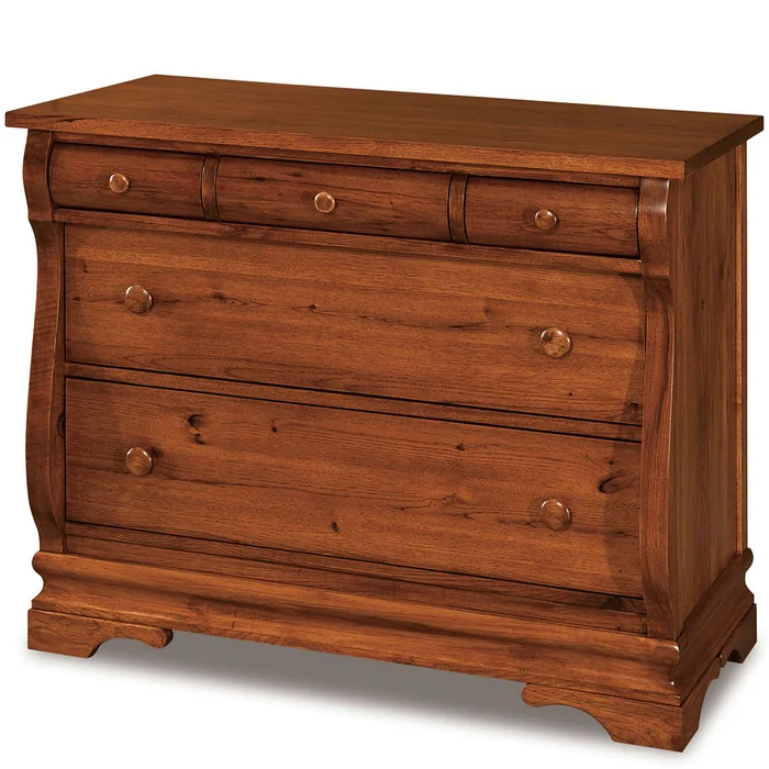 Chippewa Sleigh Amish Child’s Chest of Drawers (In 2 Sizes)