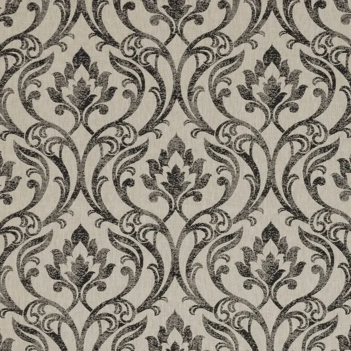 CLARKE AND CLARKE F0938/01.CAC.0 LEYBURN CHARCOAL Fabric