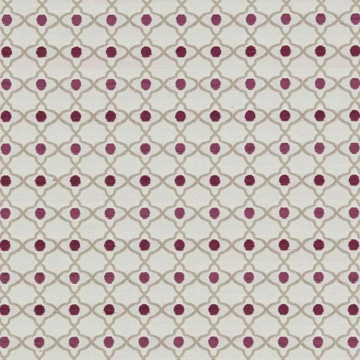 CLARKE AND CLARKE F1139/05.CAC.0 VENUS RASPBERRY Fabric