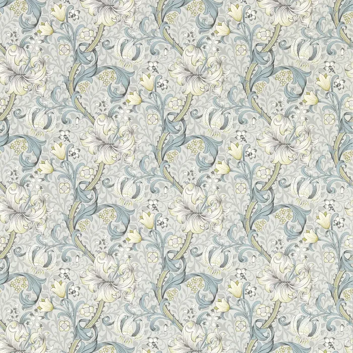 CLARKE AND CLARKE W0174/02.CAC.0 GOLDEN LILY SLATE WP Wallpaper