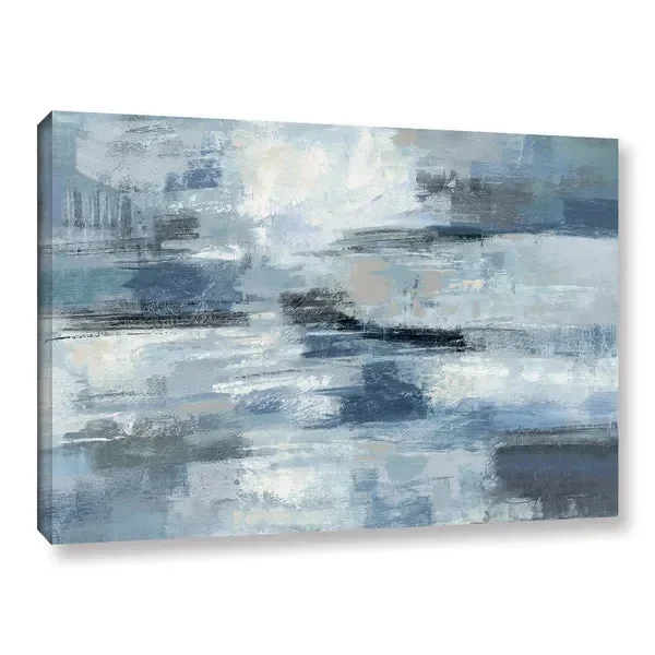 Clear Water Indigo And Gray – Painting on Canvas