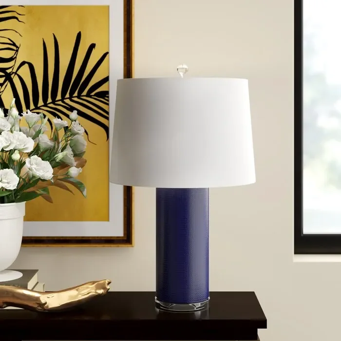 Cleo 29″ Table Lamp Base, Navy **BASE ONLY** (#K6802)