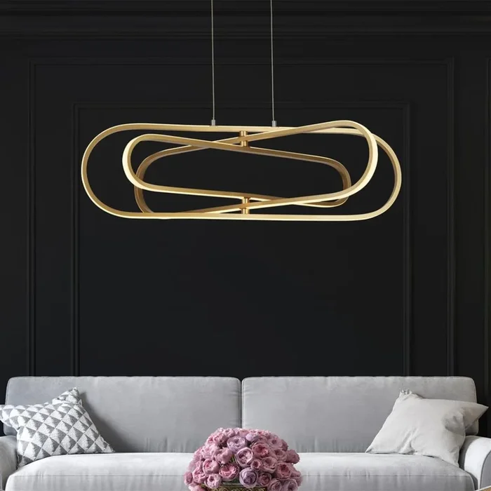Clip Gold LED Pendant Ceiling Light