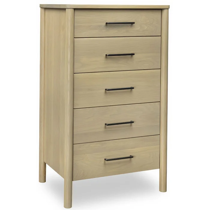 Clover Modern Wood Chest of 5-Drawers