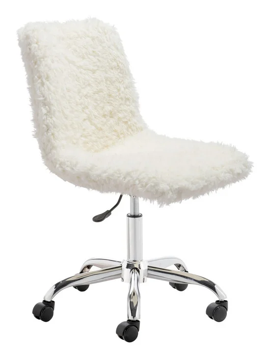 Coco Office Chair Ivory, Fabric