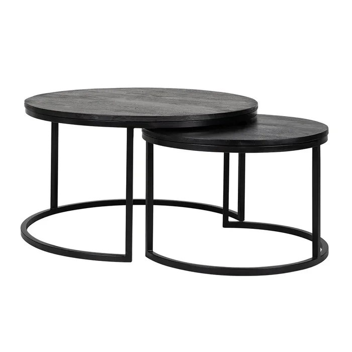 Coffee table Catana set of 2 (Black)- Richmond Interiors – Please message to discuss pricing & availability before purchase