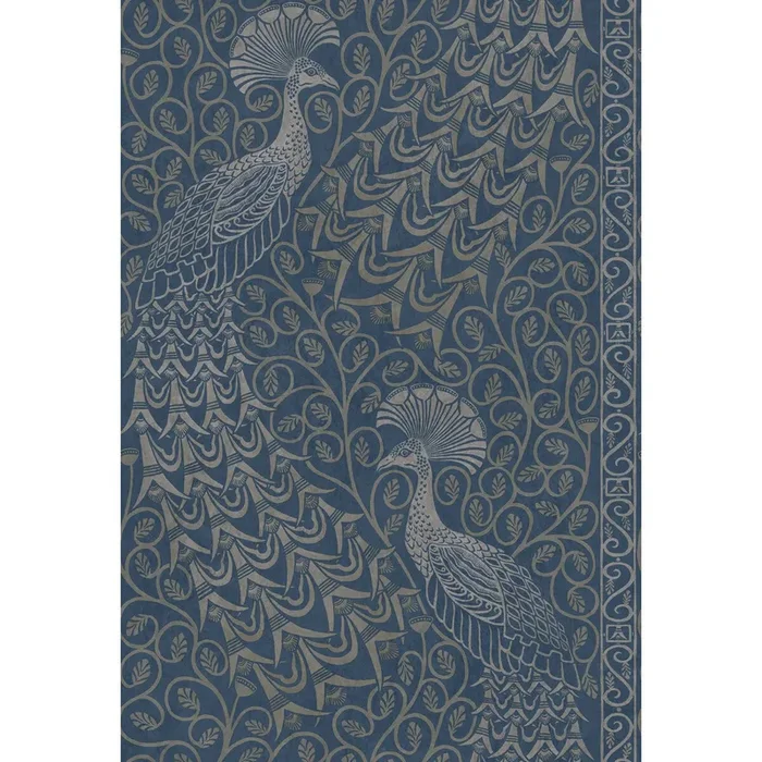 COLE & SON 116/8029.CS.0 PAVO PARADE MSILVER/DENIM Wallpaper