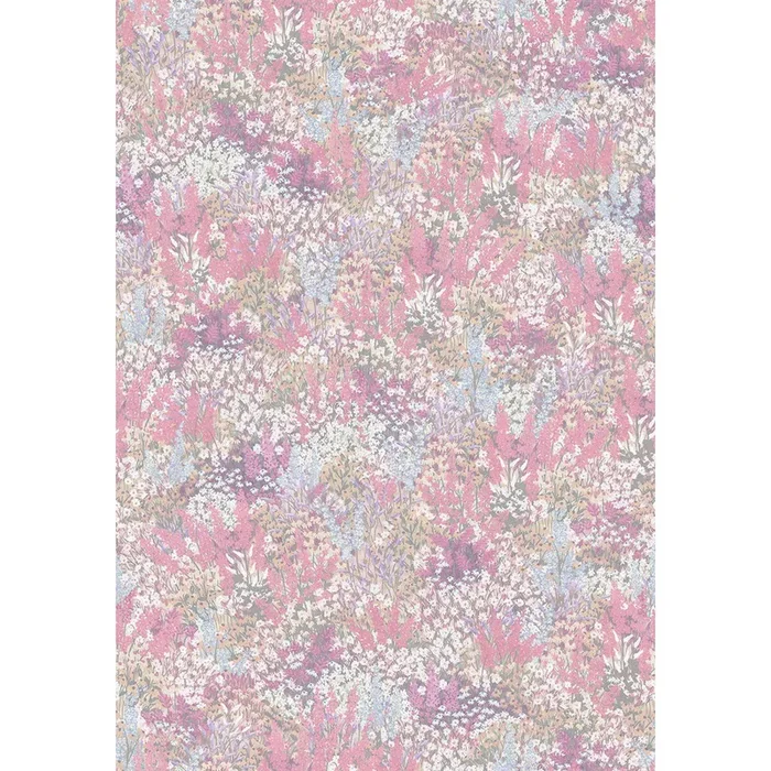 COLE & SON F121/1004.CS.0 GRANDE FLEUR LINEN CERISE Fabric