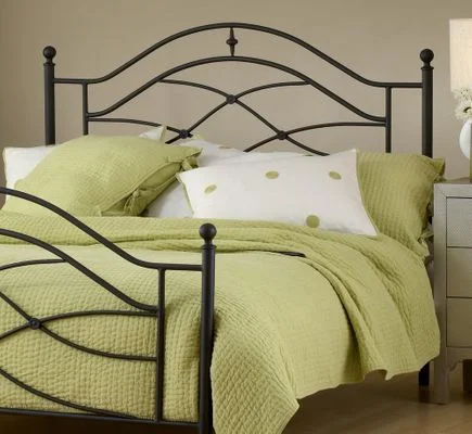 Cole King Size Headboard with Frame in Black Twinkle – Hillsdale Furniture – 1601HKR