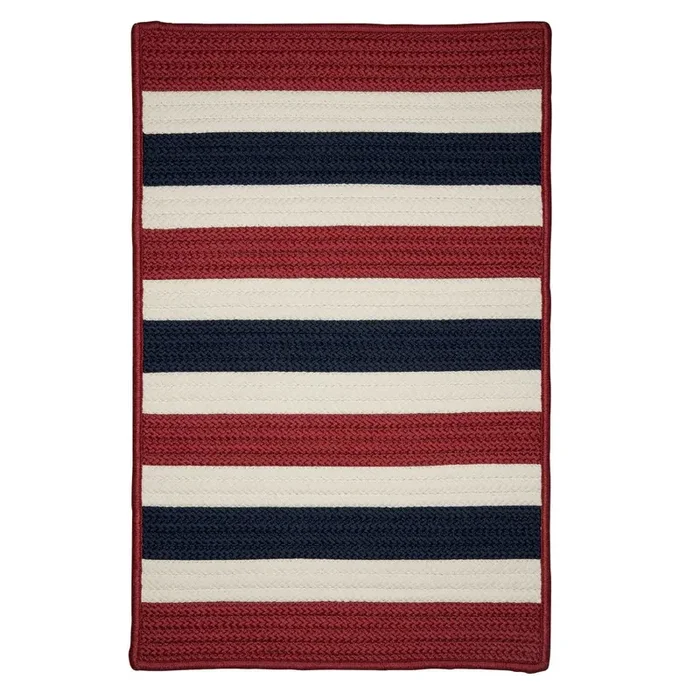 Colonial Mills Portico PO29 Patriotic Stripe Rug