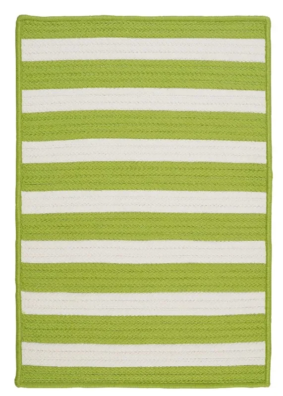 Colonial Mills Stripe It TR29 Bright Lime Rug
