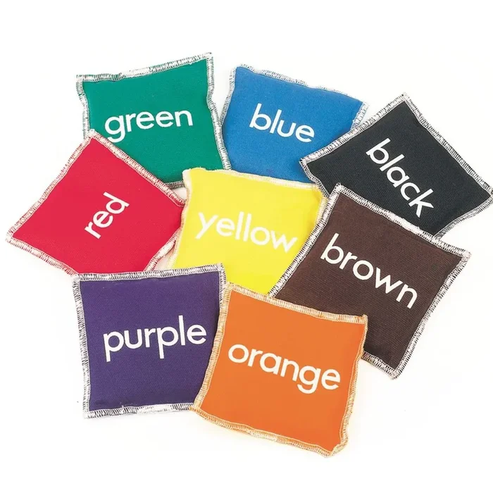 Coloured Bean Bags x 8
