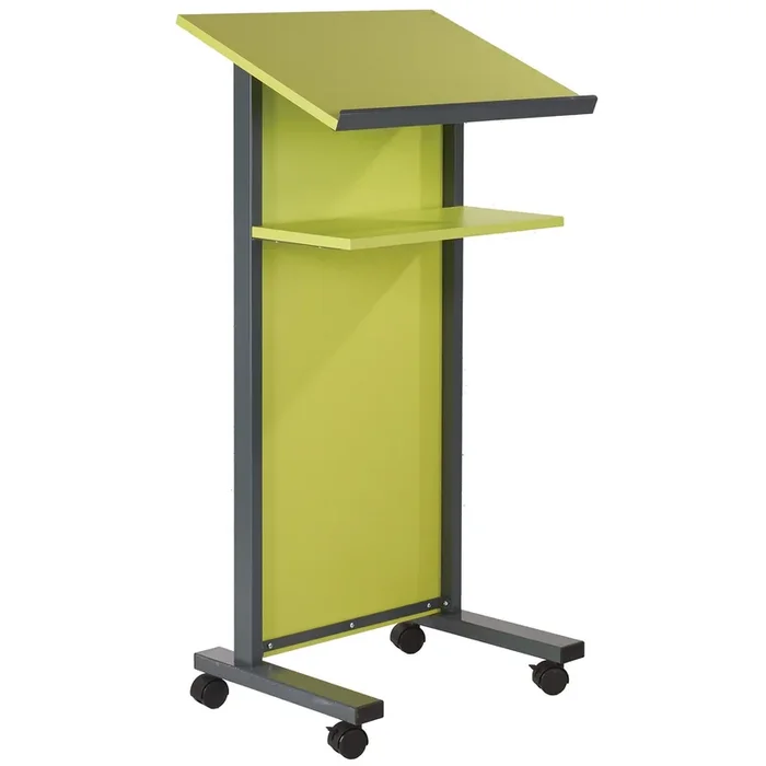 Coloured Panel Front Lectern – Lime