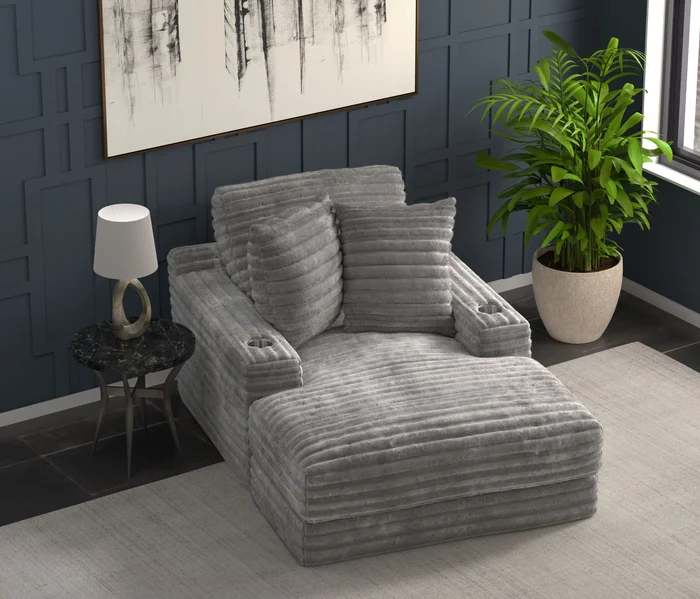 Comfrey – 2 Arm Chaise – Moonstruck