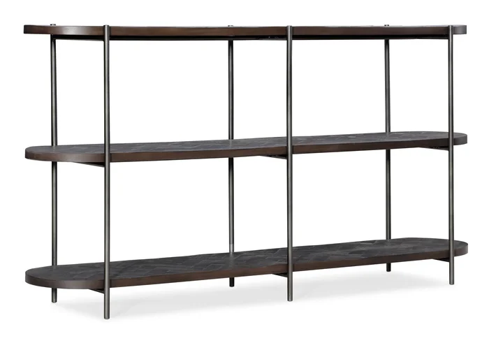 Commerce And Market – Console Table – Dark Brown