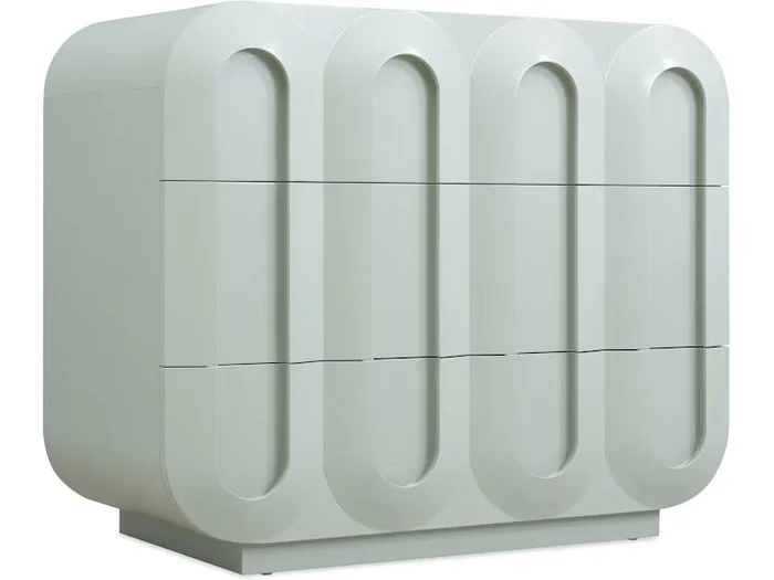 Commerce and Market Groove Three-Drawer Chest