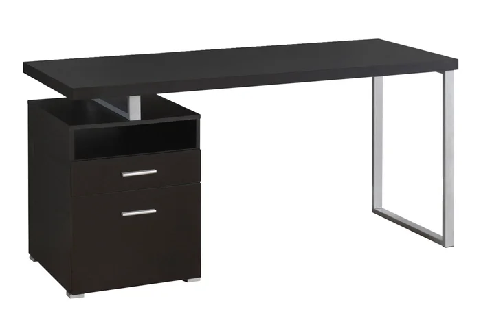 Computer Desk For Home Office, Laptop, Left Right Set – Up, Storage Drawers, Contemporary & Modern