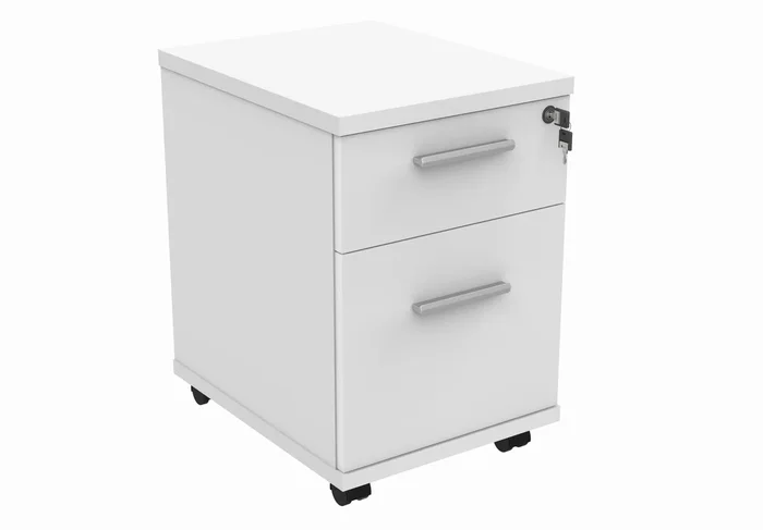 Core Mobile Under Desk Pedestal – Arctic White